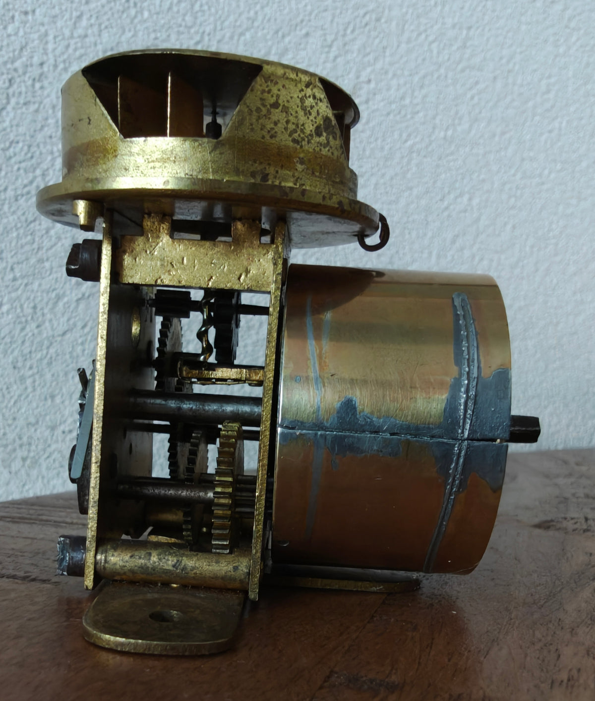 Extremely Rare “Improved Hitchcock Lamp” – Oil Lamp with Integrated Fan – USA, 1895–1905 – Fully Working